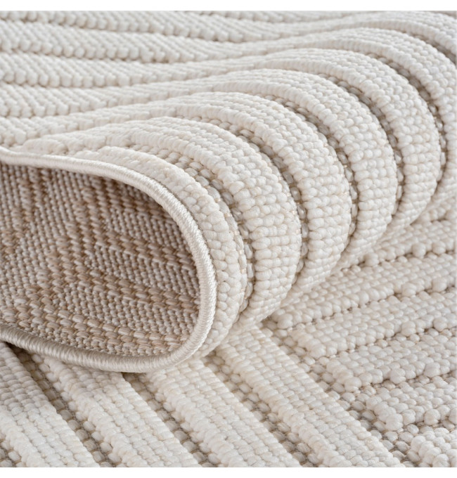 Koberec Helix geometrický, krémový