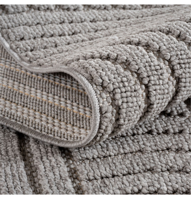 Koberec Helix geometrický, šedý