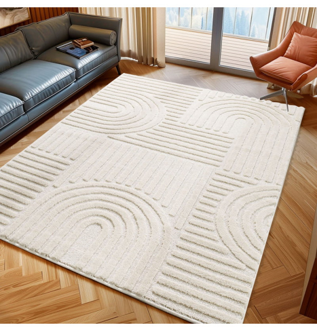 Koberec Art 3D krémový