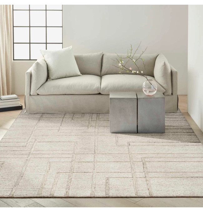 Koberec CALVIN KLEIN IMPRESSIONS stříbrný