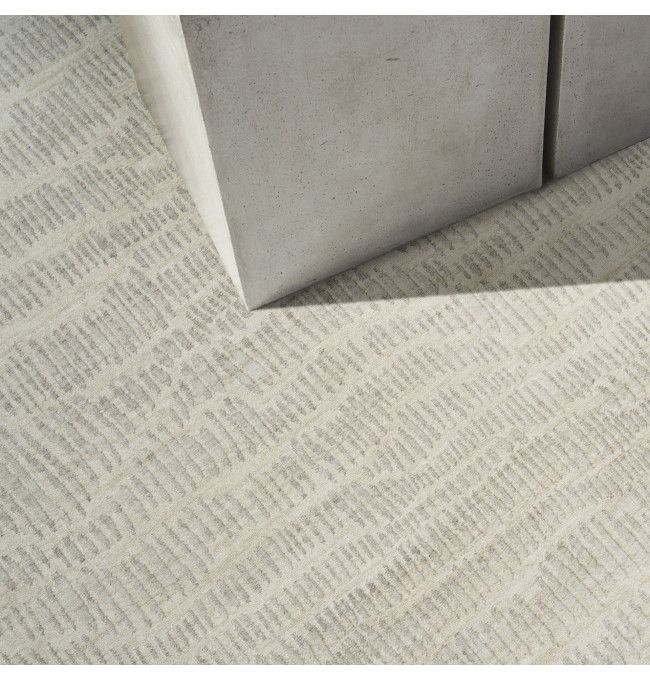 Koberec CALVIN KLEIN Notes 1 stříbrný