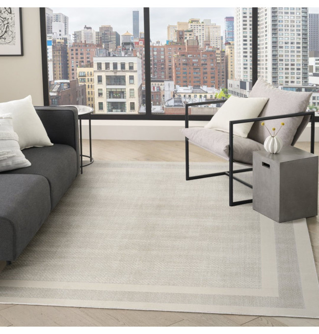 Koberec DKNY Grand Street sloní kost / světle hnědý