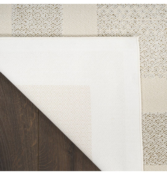 Koberec DKNY Grand Street sloní kost / světle hnědý