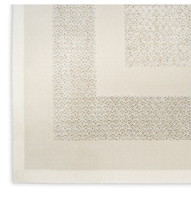 Koberec DKNY Grand Street sloní kost / světle hnědý