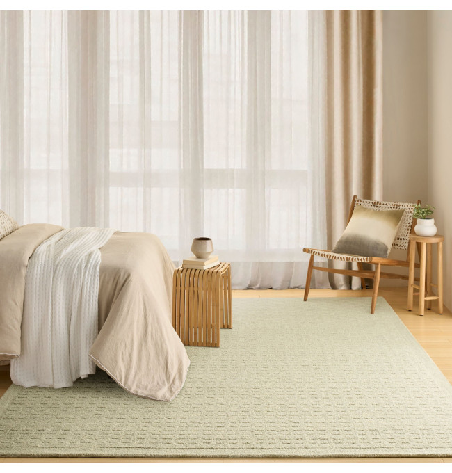 Koberec DKNY PURE GRIDS světle zelený