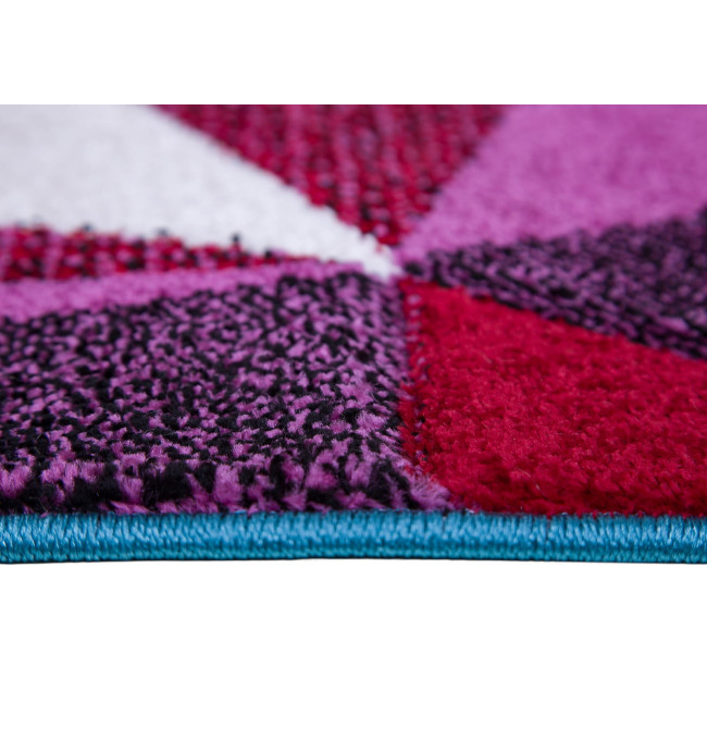 Koberec Folk 3D trojúhelníky multikolor