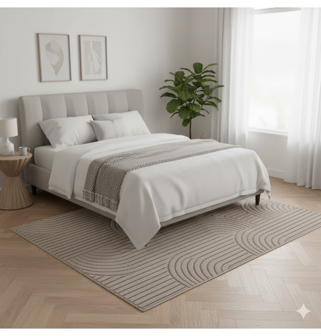 Koberec Helix geometrický, béžový