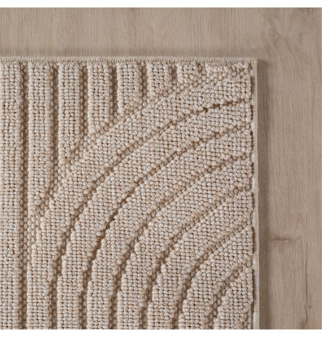 Koberec Helix geometrický, béžový