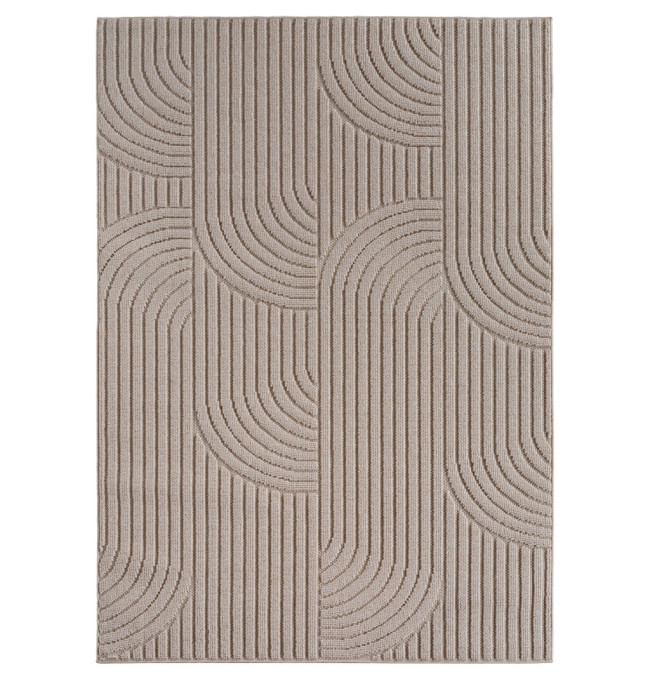 Koberec Helix geometrický, béžový