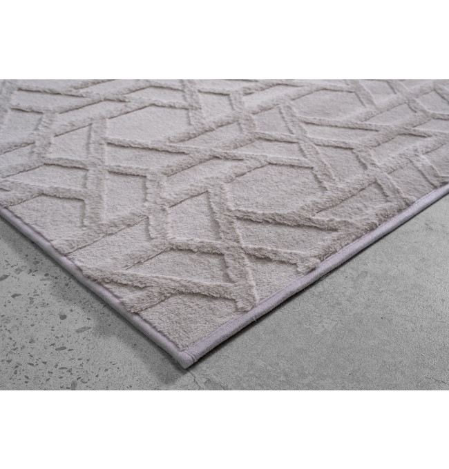 Koberec JACQUARD stříbrný
