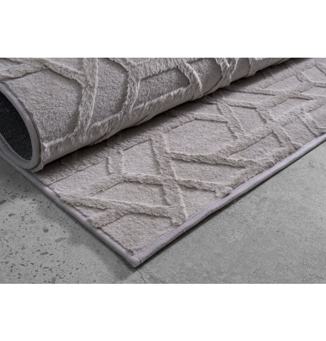Koberec JACQUARD stříbrný