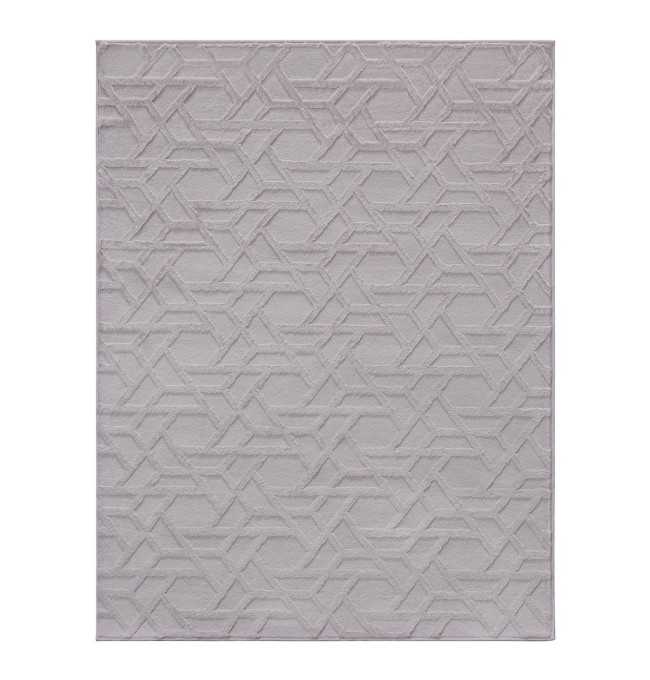 Koberec JACQUARD stříbrný