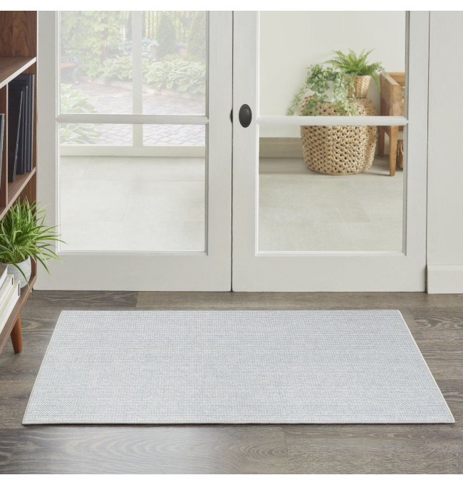 Koberec NATURAL sloní kost / modrý