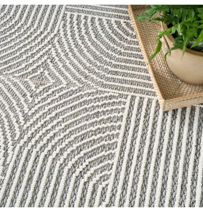 Koberec NATURAL TEXTURE charcoal / ivory