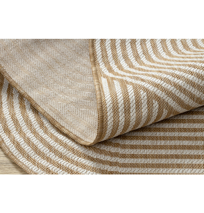 Koberec ORGANIC 1835 geometrický, krémový / naturální