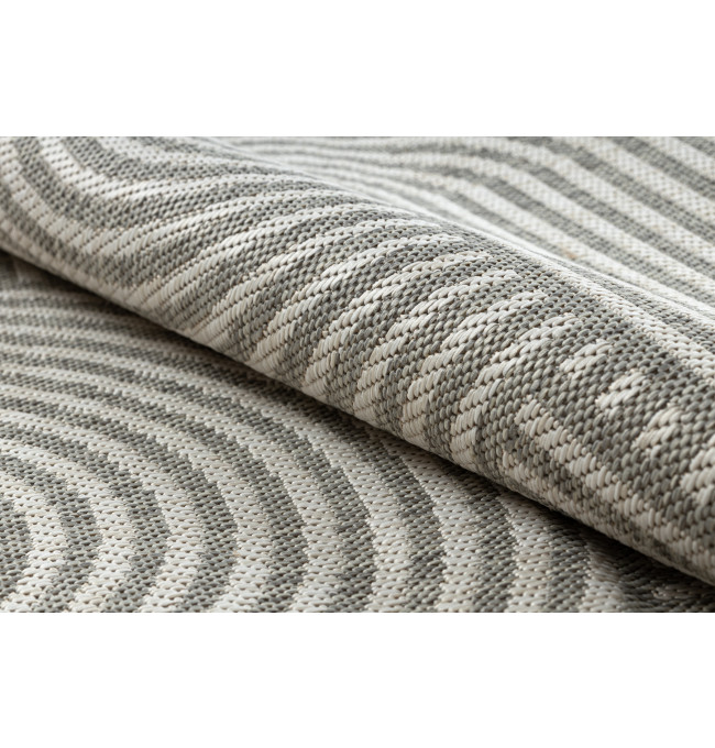 Koberec ORGANIC 1835 geometrický, krémový / šedý