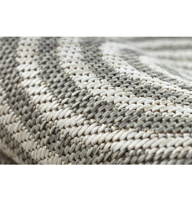 Koberec ORGANIC 1835 geometrický, krémový / šedý