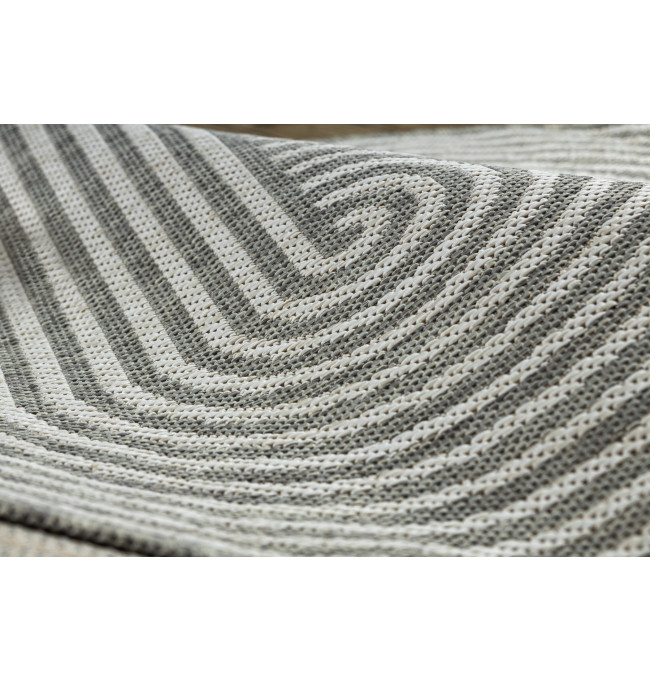 Koberec ORGANIC 1835 geometrický, krémový / šedý