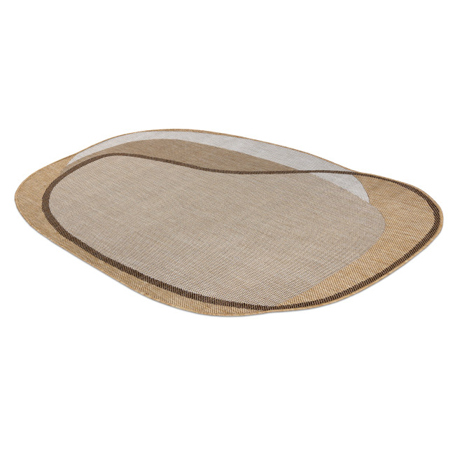 Koberec ORGANIC 2123 naturální / krémový / šedý