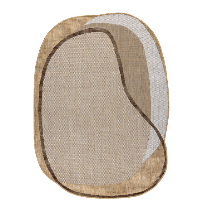 Koberec ORGANIC 2123 naturální / krémový / šedý