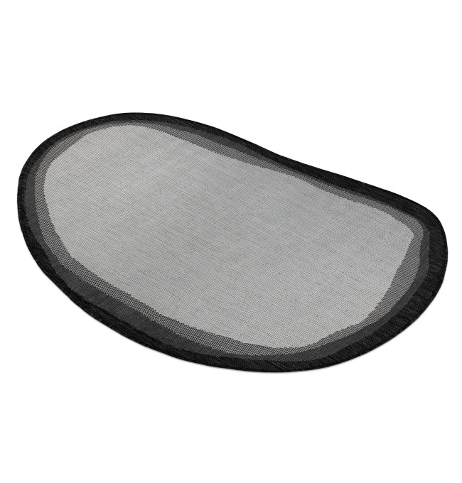 Koberec ORGANIC 2123 / krémový / černý / naturální