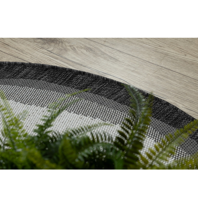 Koberec ORGANIC 2123 / krémový / černý / naturální