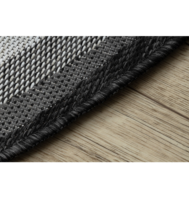 Koberec ORGANIC 2123 / krémový / černý / naturální