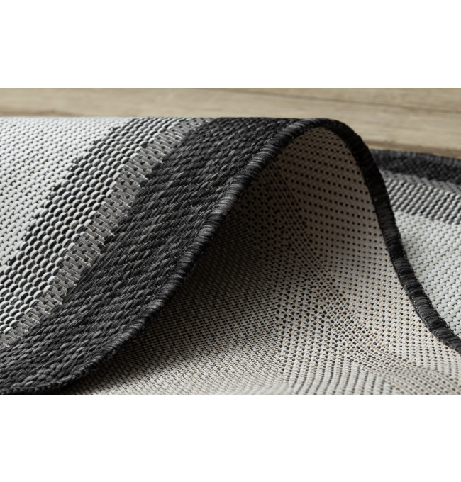 Koberec ORGANIC 2123 / krémový / černý / naturální