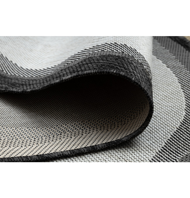 Koberec ORGANIC 2123 / krémový / černý / naturální