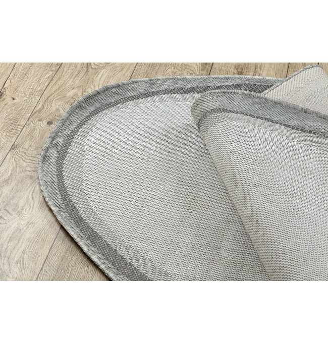 Koberec ORGANIC 2123 / krémový / šedý / naturální