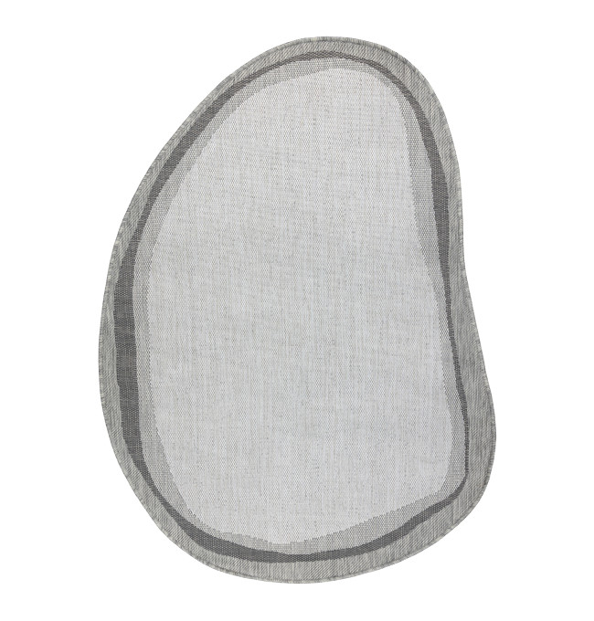 Koberec ORGANIC 2123 / krémový / šedý / naturální