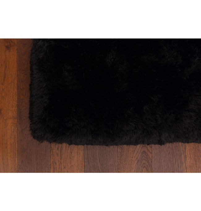 Koberec Plush Shaggy černý