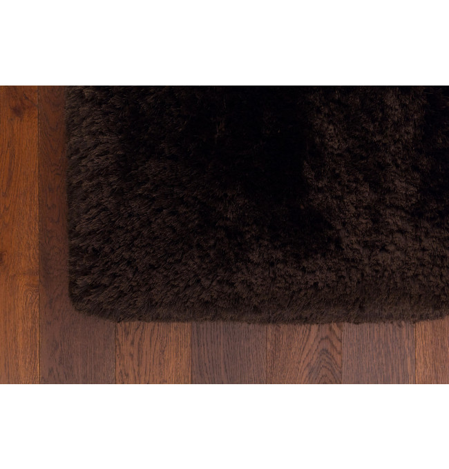 Koberec Plush Shaggy Dark Chocolate