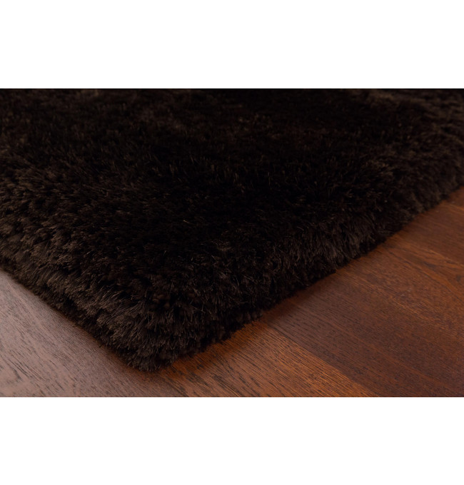 Koberec Plush Shaggy Dark Chocolate