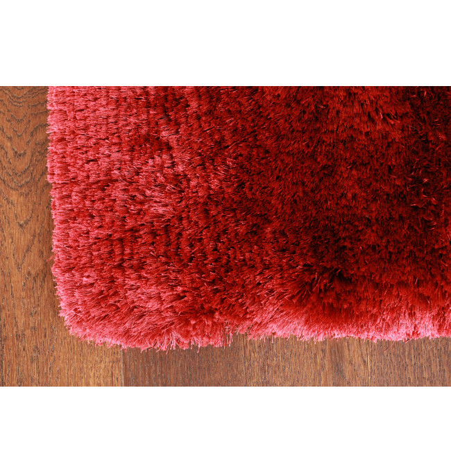 Koberec Plush Shaggy červený