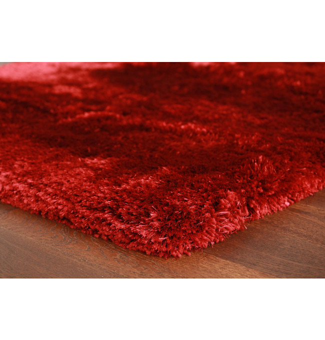 Koberec Plush Shaggy červený