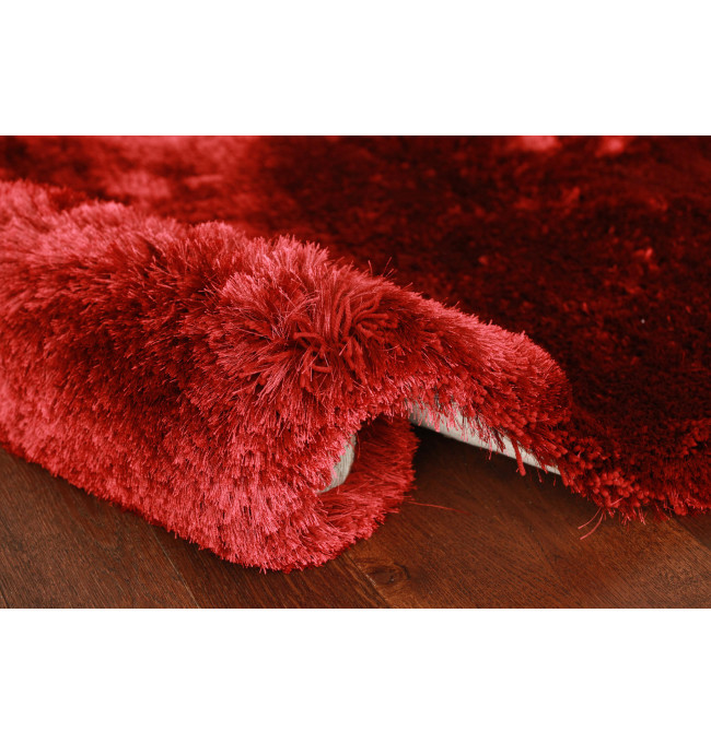 Koberec Plush Shaggy červený