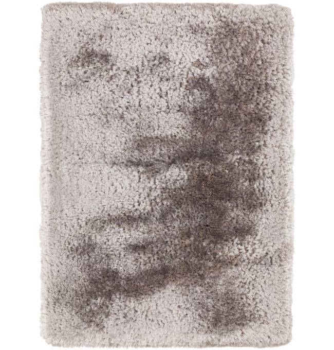 Koberec Plush Shaggy stříbrný