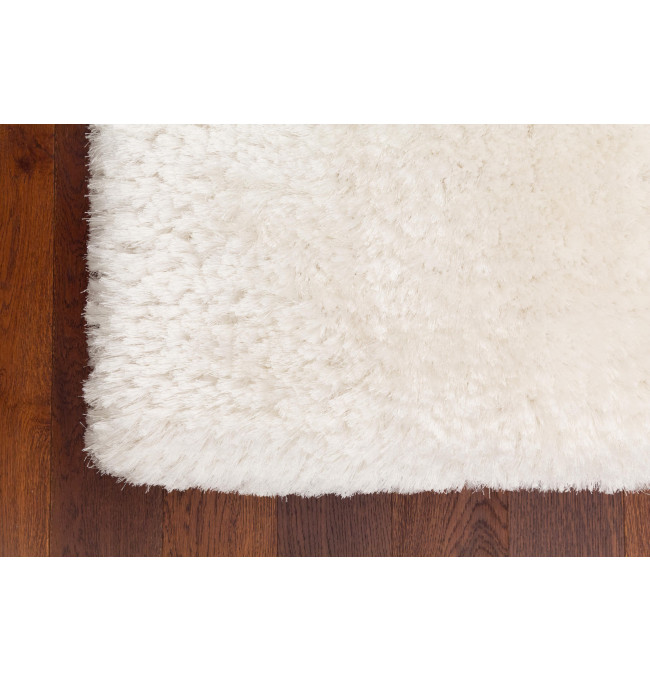Koberec Plush Shaggy bílý