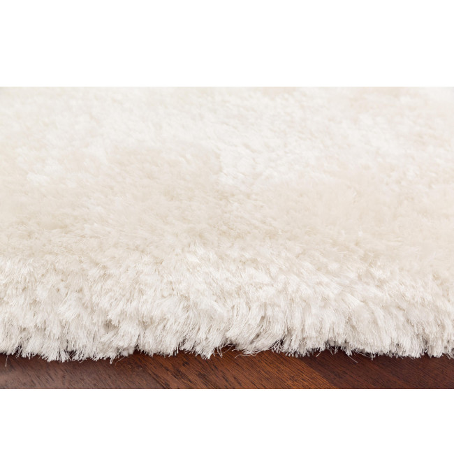 Koberec Plush Shaggy bílý