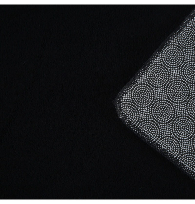 Koberec kruh Sky - černý