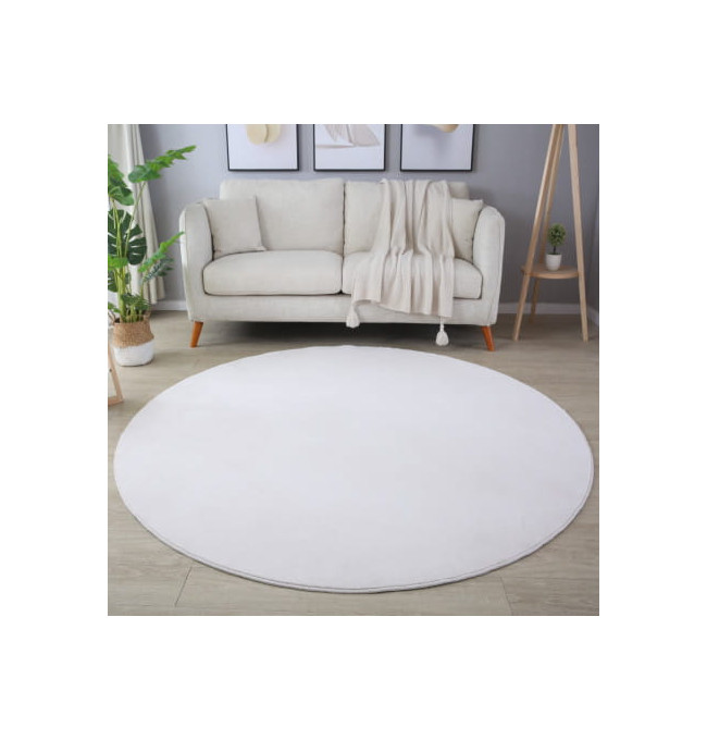 Koberec Sky kruh krémový