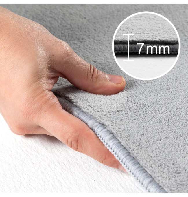 Koberec Sky stříbrný