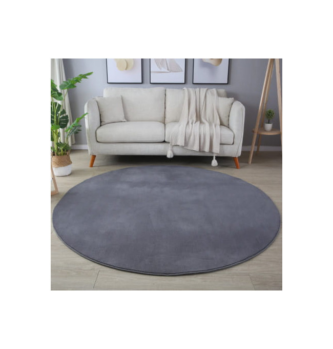 Koberec Sky kruh šedý