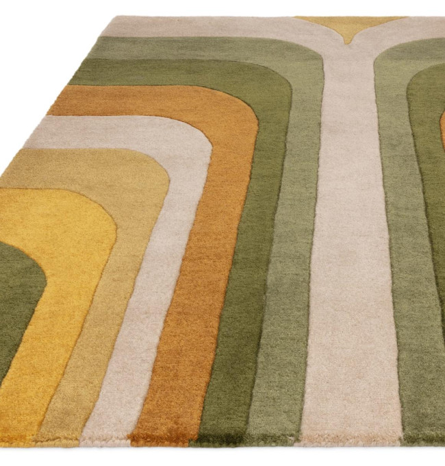 Koberec Romy 02 Retro zelený