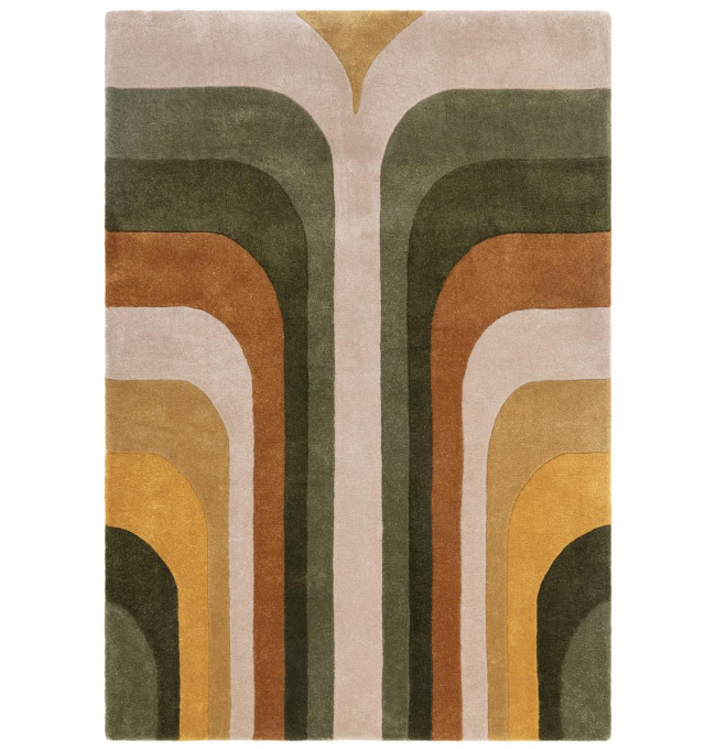 Koberec Romy 02 Retro zelený