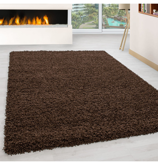 Koberec Shaggy Life hnědý