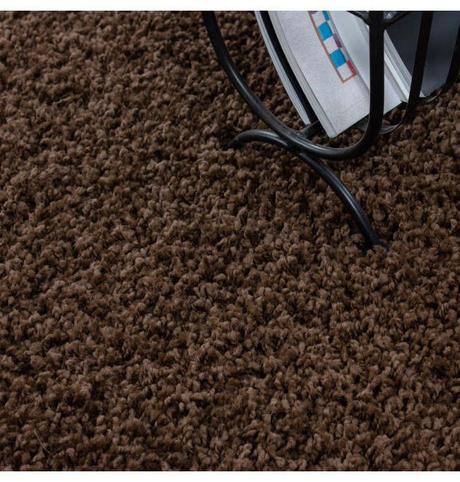 Koberec Shaggy Life hnědý