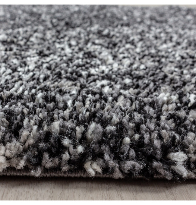 Koberec Enjoy antracitový / vícebarevný kruh