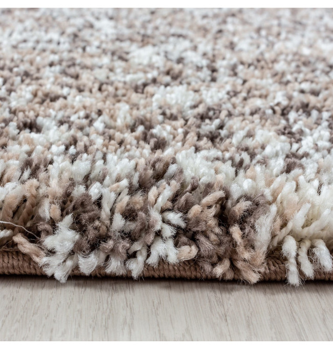 Koberec Enjoy béžový / vícebarevný kruh